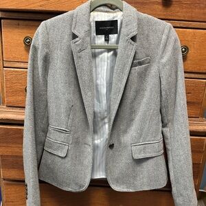 Banana Republic Light Gray Women's Blazer